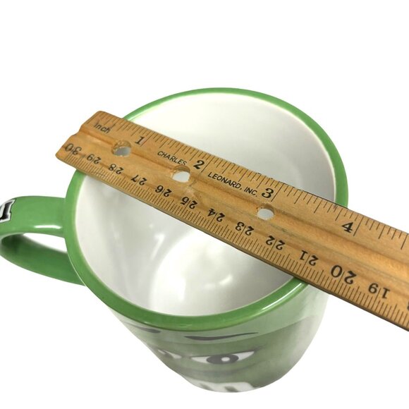 Set of 2 M&M Large Red & GREEN Cocoa/Coffee Mugs Officially Licensed EUC - Picture 5 of 9